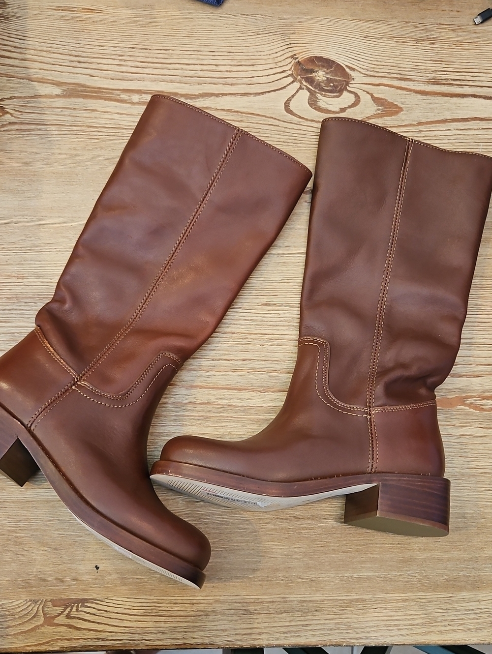 Steve Madden Riggs Tall Leather Boots
